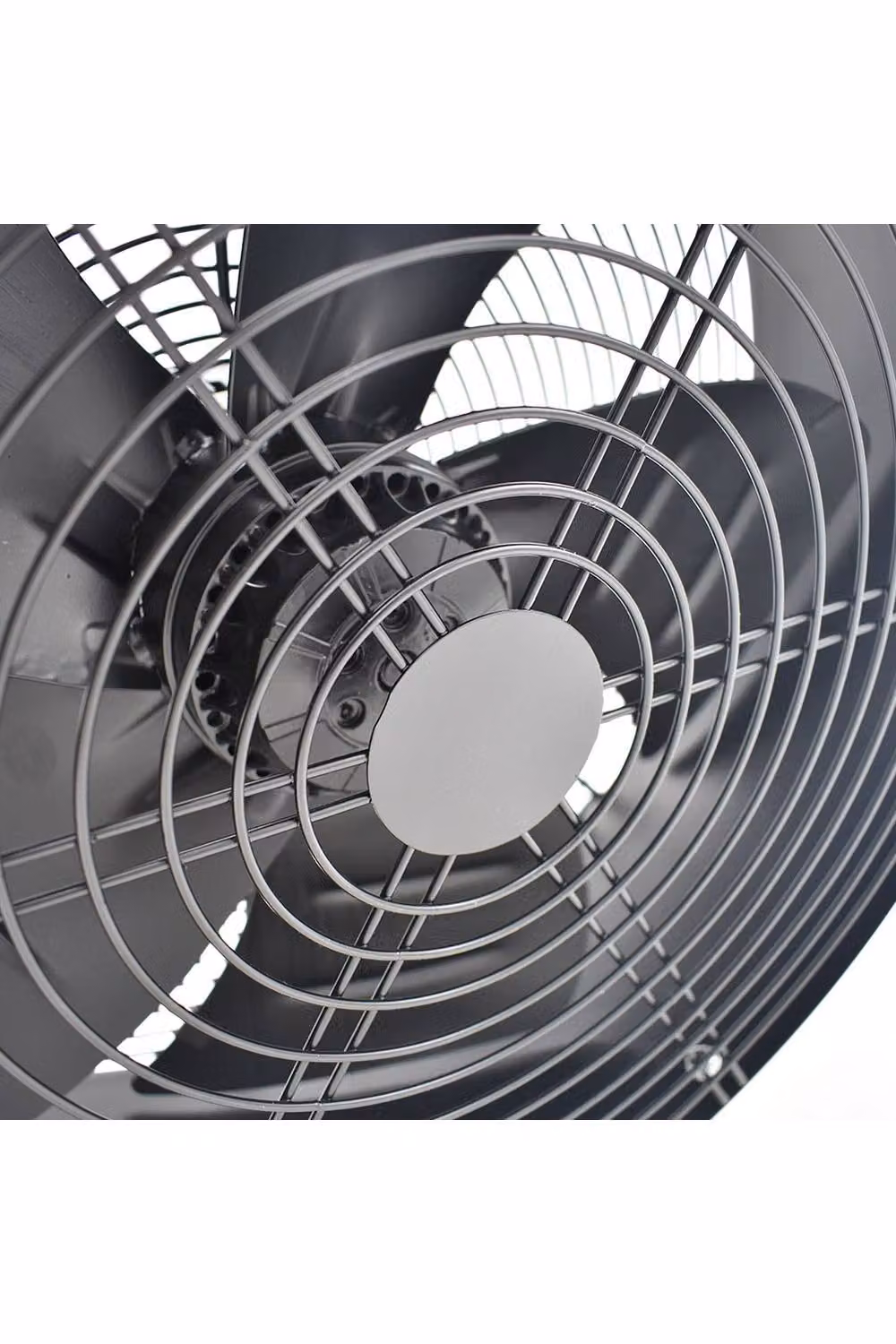 Living and Home Wall-Mounted Black Metal Axial Exhaust Fan 50.8 cm – 4