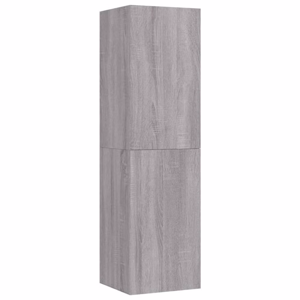 Berkfield Home Classic Wall-mounted TV Cabinet in Grey, W/D/H: 110 x 30.5 x 30 cm – 2