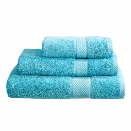 Linens Limited Soft and Absorbent Turkish Cotton Hand Towel in Turquoise