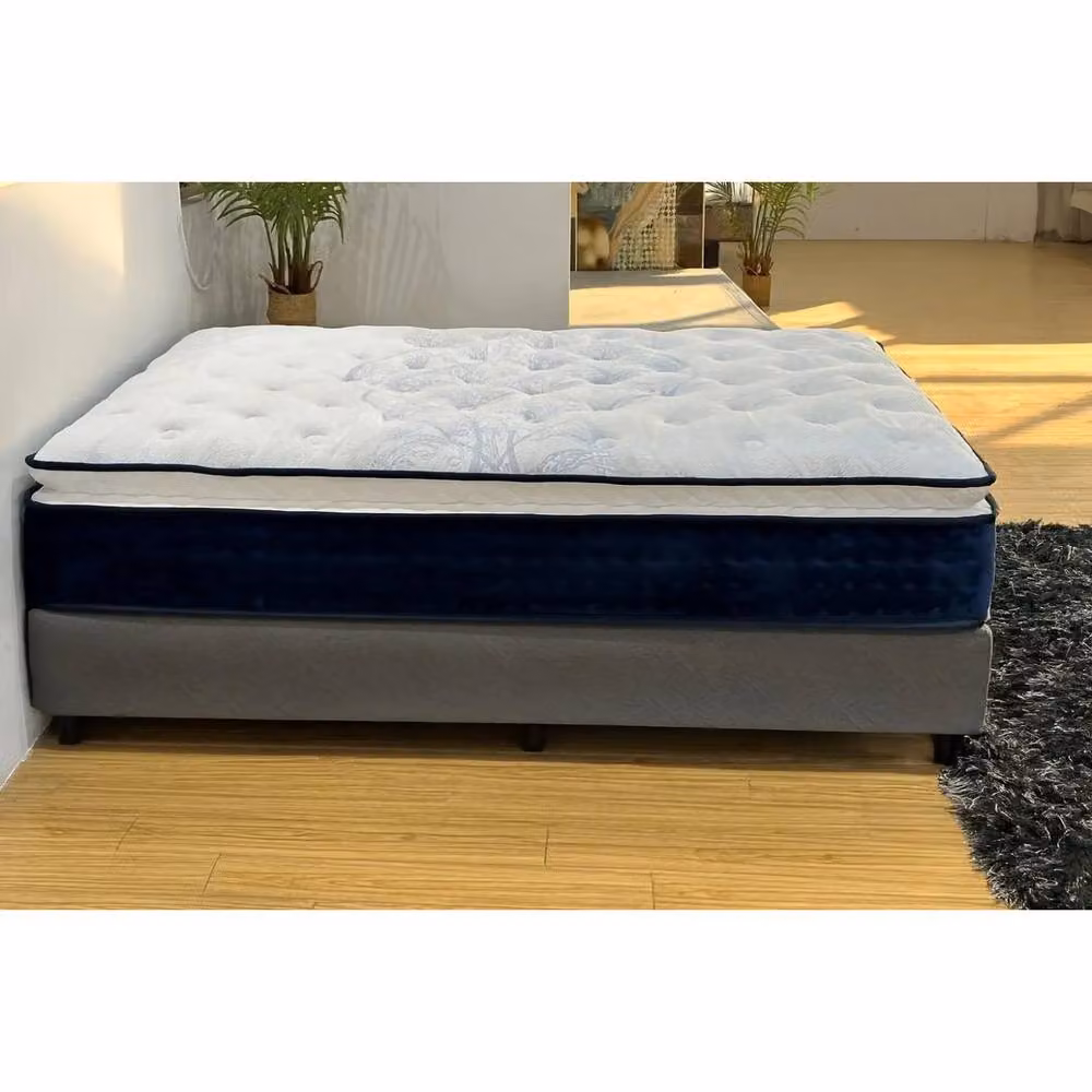 Artesa Cloud Soft Pillow-Top Hybrid Mattress in White, W/D/H: 150 x 200 x 35 cm – 2