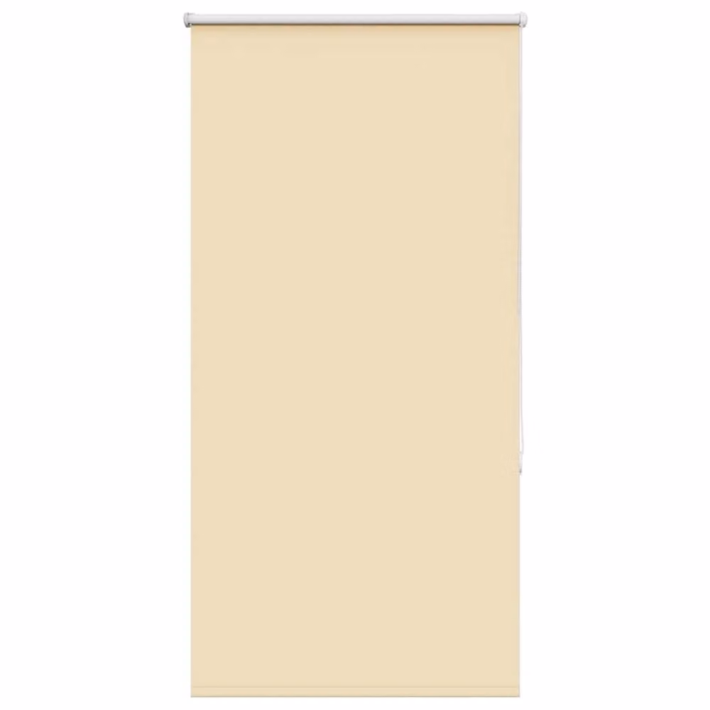Berkfield Home Blackout Roller Blind in Beige, Thermal Insulating Polyester, W: 70 cm, H: 130 cm
