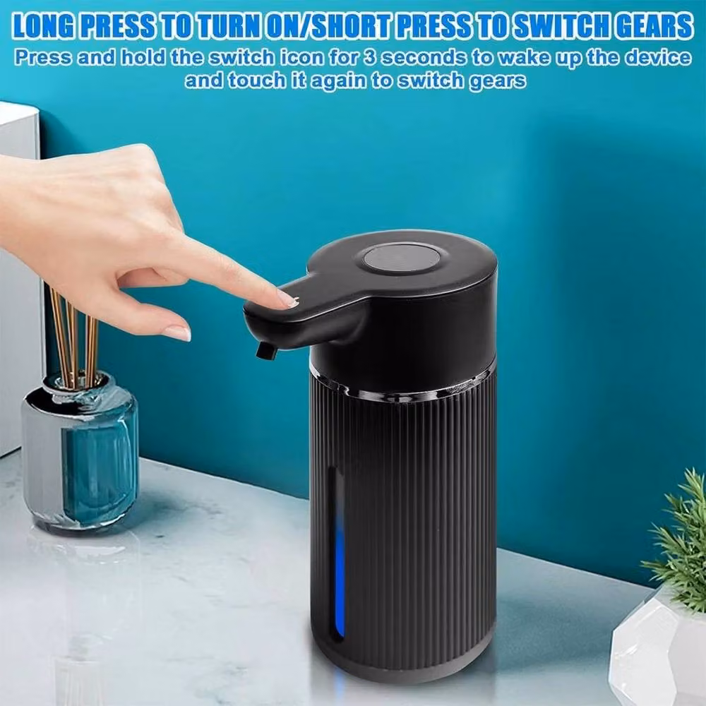 EONLION Black Automatic Soap Dispenser 420ml – 5