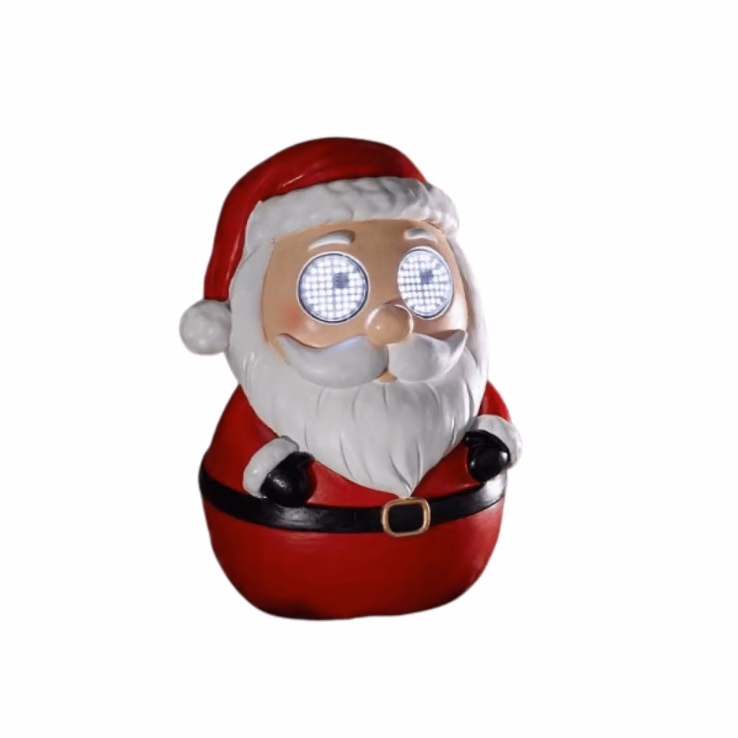 Samuel Alexander Red Outdoor Blinkin' Santa Tabletop Decoration with White LEDs and Timer Function, Height: 25 cm – 3