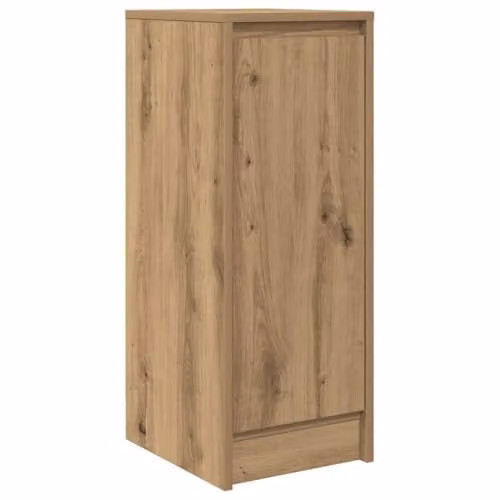 vidaXL Artisan Oak Sideboard in Brown, W/D/H: 29.5 x 34 x 76 cm – 1