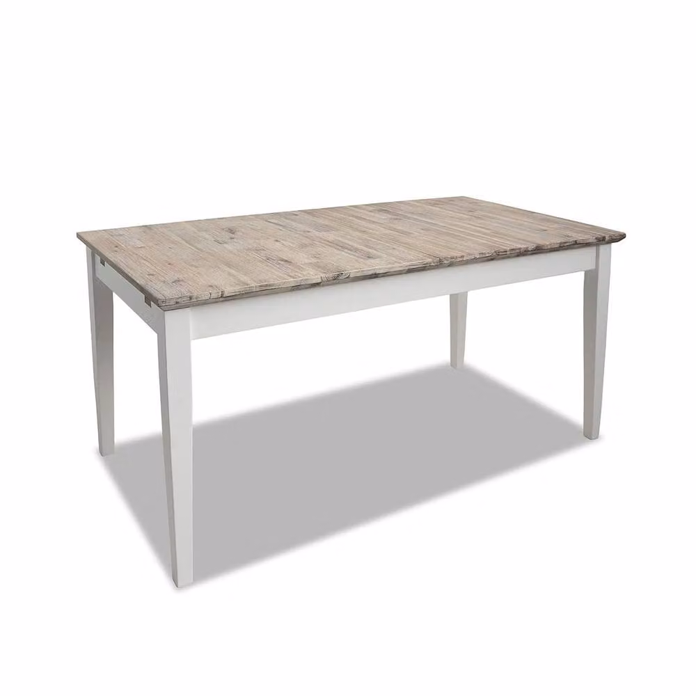 Statement Furniture Florence Extendable Rectangular Kitchen Dining Table in White – 2