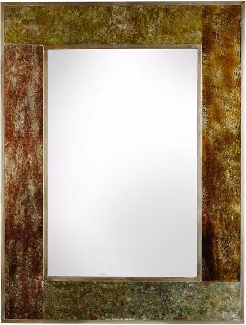 Fifty Five South Orsina Art Deco Rectangular Gold Wall Mirror – 1