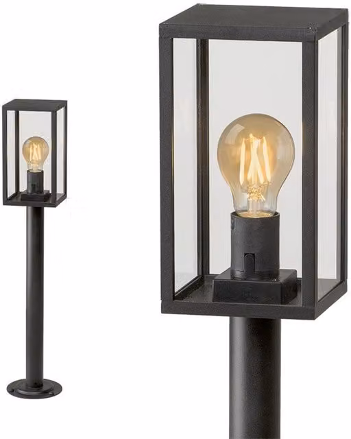Techmar Limosa 70 LED Outdoor Post Lantern in Black