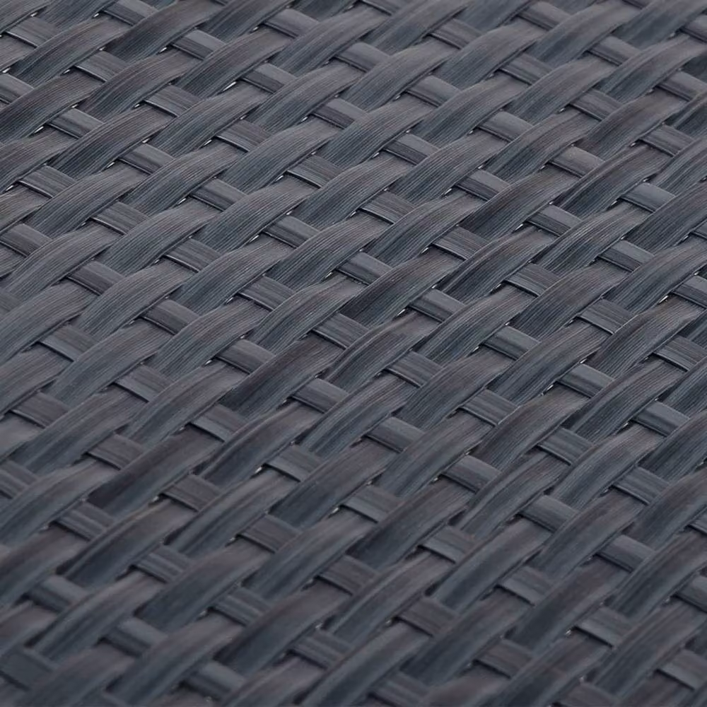 Berkfield Home Anthracite Poly Rattan Balcony Screen, W: 500 cm, H: 90 cm – 5