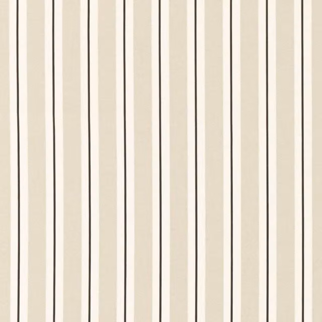 Clarke & Clarke Carousel Striped Cotton Fabric in Multicolour and Beige