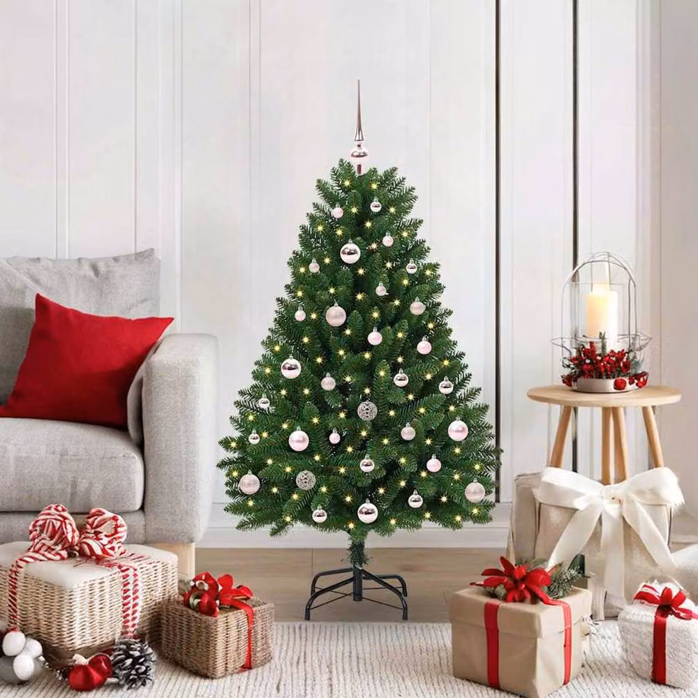 Berkfield Home Elegant Green Artificial Tabletop Christmas Tree with Stand, Height: 120 cm – 2