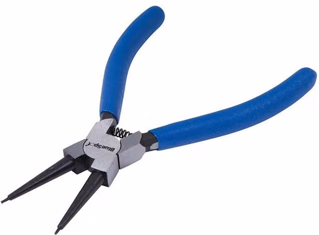 Bluespot Tools Internal Straight Circlip Pliers, Chrome Vanadium Steel, 150mm