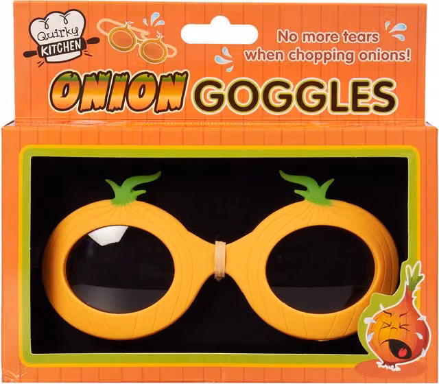 Diabolical Onion Goggles in Orange with Adjustable Strap – 1