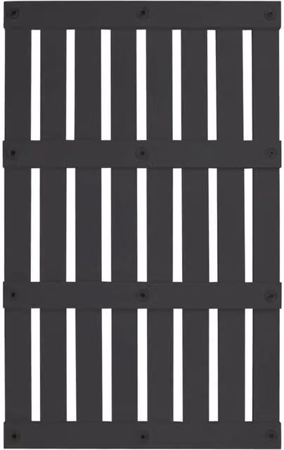 Kelvenix Large Black Wooden Bathroom Duck Board – 1