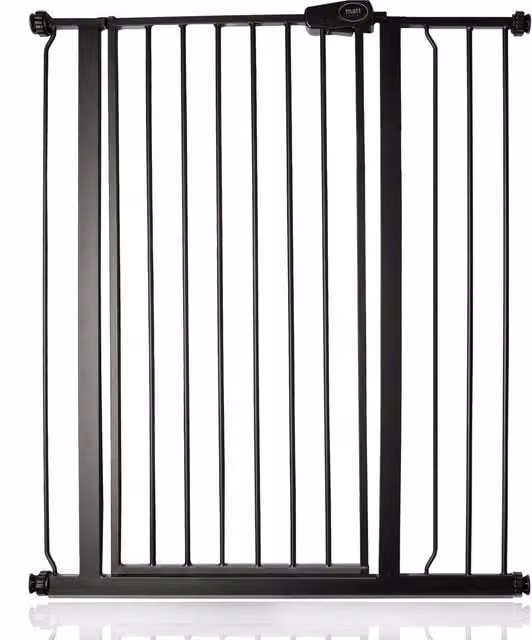 Bettacare Extendable Child and Pet Gate in Black for Doors and Stairs