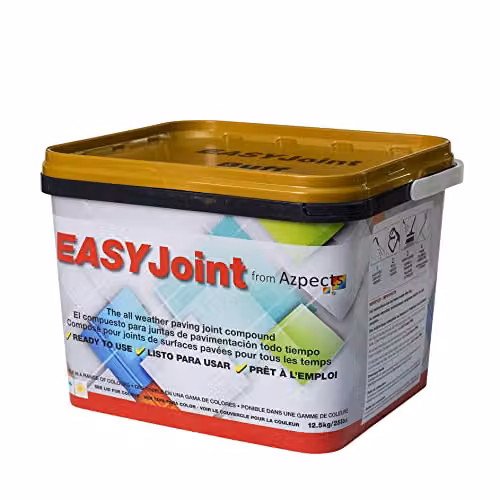 Azpects EasyJoint Ready Mixed Paving Jointing Compound for Outdoor Natural Stone and Slate, Buff Sand, 12.5kg – 1