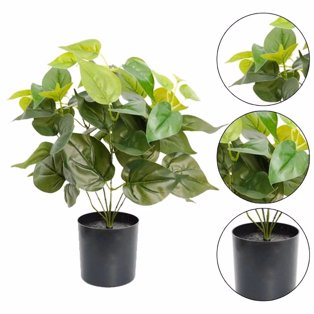 SPETLEK Green Artificial Potted Plants for Indoor and Outdoor Use – 2