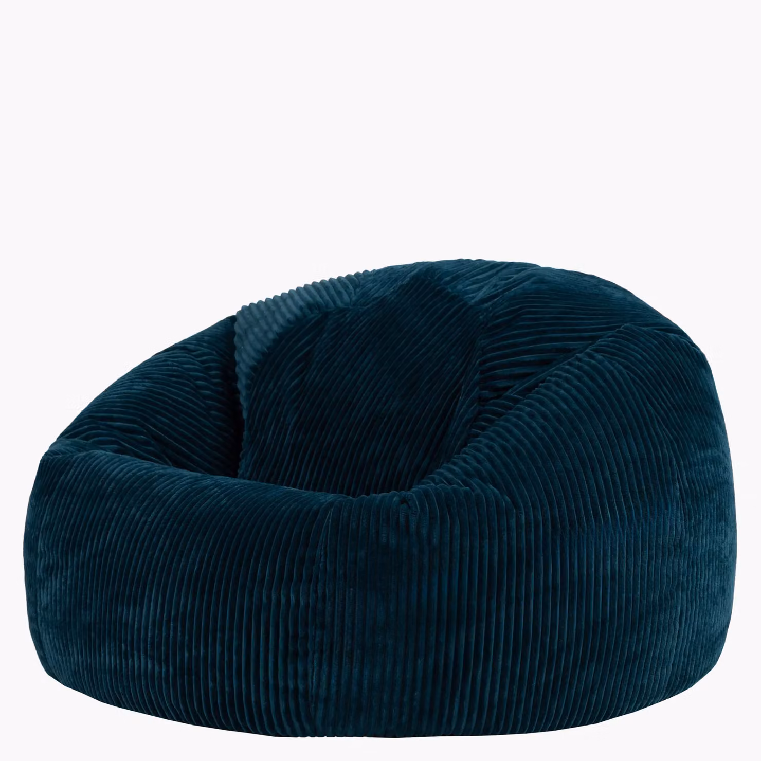 ICON Kingston XL Jumbo Cord Classic Dome Bean Bag and Footstool in Petrol – 3