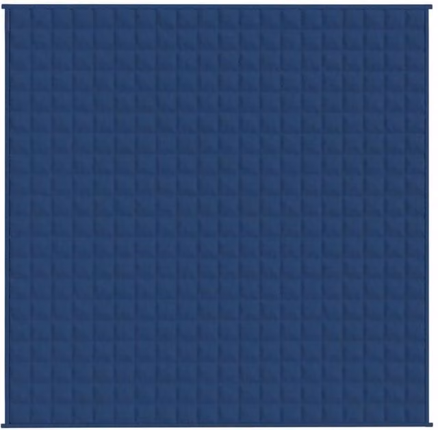 Berkfield Home Blue Weighted Blanket for Adults, 200 x 200 cm, 13 kg