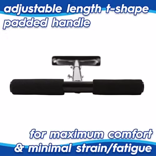 Harbour Housewares Manual Hollow Tine Lawn Corer in Black Steel, W: 24.5 cm, H: 102 cm – 2