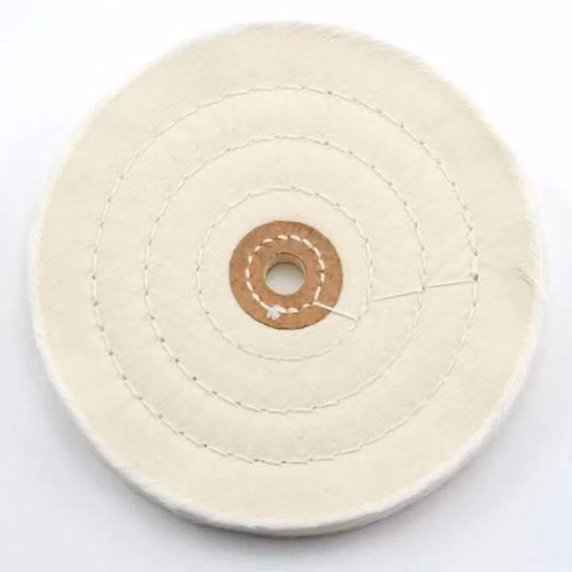 SPETLEK 2 Pack of White Cotton Buffing Wheels for Bench Grinder and Jewellery Polishing Metal and Wood – 1