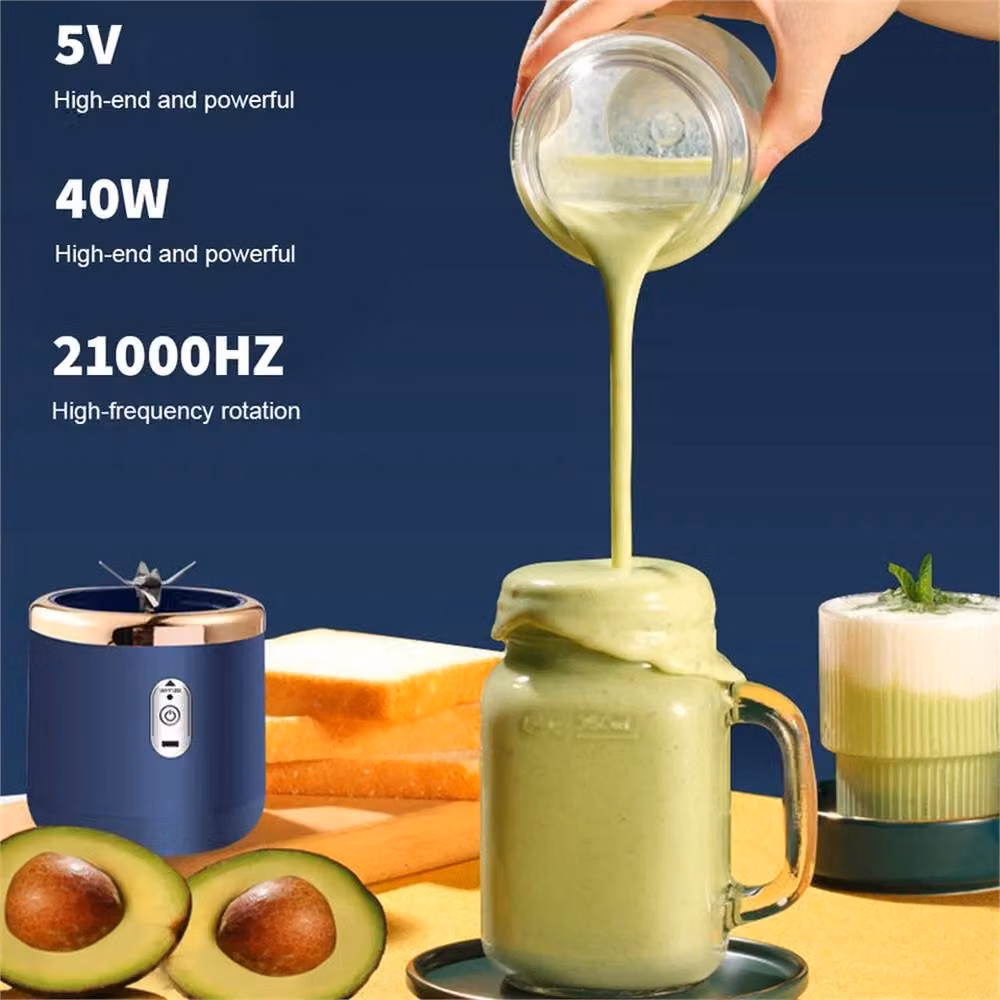 SPETLEK Portable Electric Juice Maker and Blender, 400 ml, Blue – 4