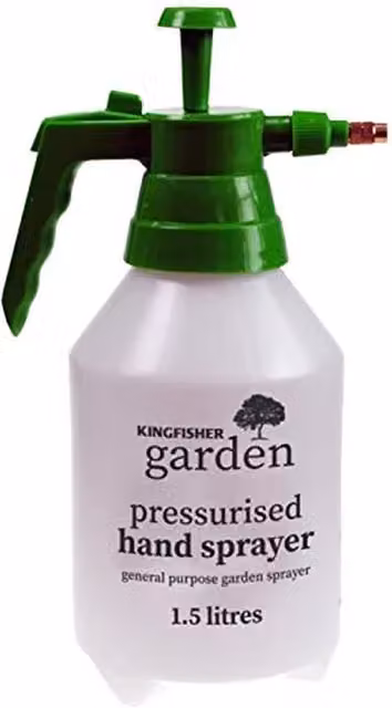 Garden Mile Manual Pressure Sprayer, White and Green, 1.5 l