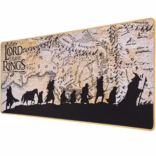 Subsonic Lord of the Rings XXL Mouse Pad, Multicolour, W: 90 cm, D: 40 cm