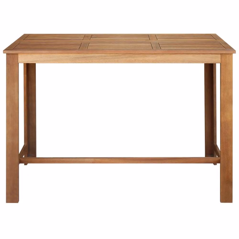 Berkfield Home Brown Solid Acacia Wood Bar Table, W: 150 cm, D: 70 cm, H: 105 cm – 2
