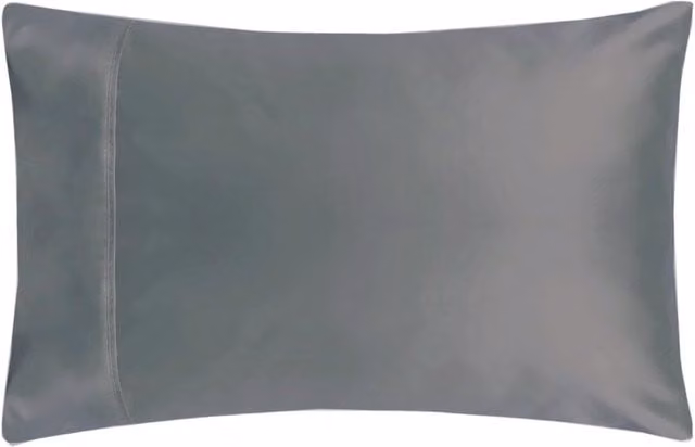 Belledorm Pair of 200 Thread Count Egyptian Cotton Housewife Pillowcases in Grey