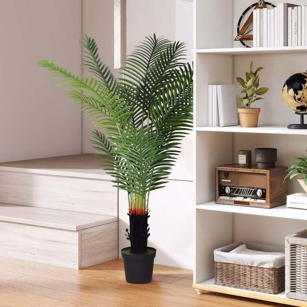 STILVORA Artificial Green Palm Tree, Height: 150 cm – 2