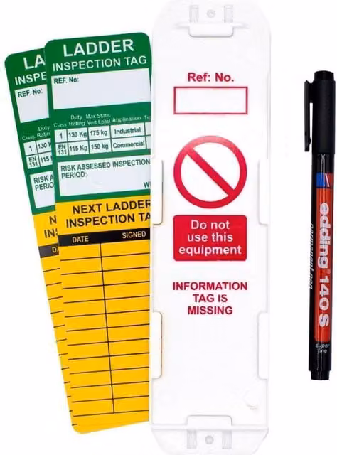 Scan Ladder Tag Kit with UK Plug in White and Multicolour