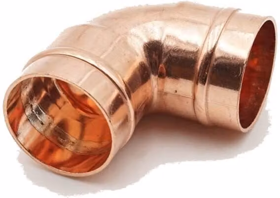 Prima Plus Grey Copper Solder Ring Elbow 90° 42mm