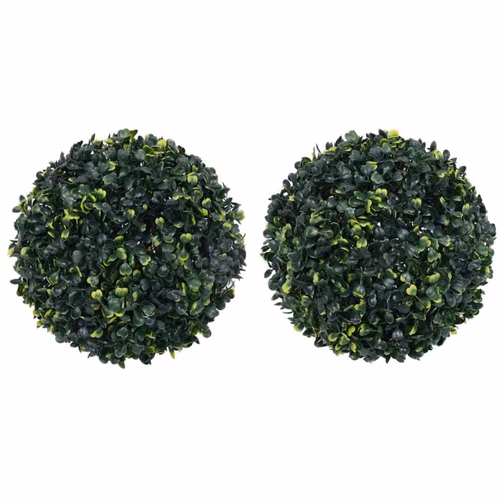 Berkfield Home Artificial Green Boxwood Balls, 2 Pack, Diameter: 45 cm – 2