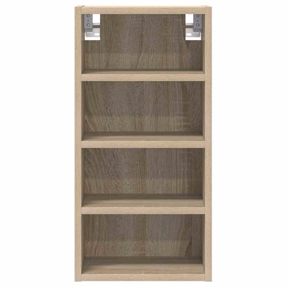 Berkfield Home Wall Mounted Hanging Cabinet in Sonoma Oak, Light Brown, W/D/H: 30 x 29.5 x 60 cm – 2