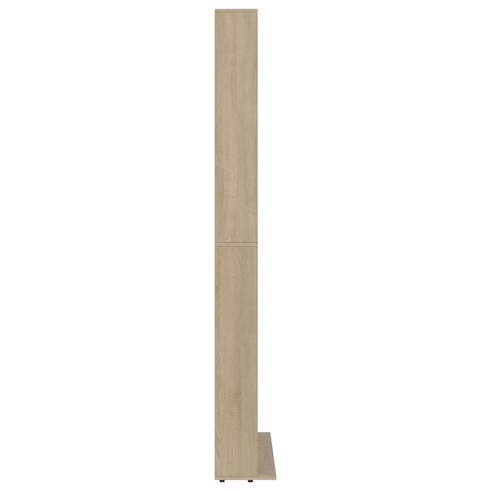 Berkfield Home CD Cabinet in Sonoma Oak Brown, W: 102 cm, D: 16 cm, H: 177.5 cm – 4