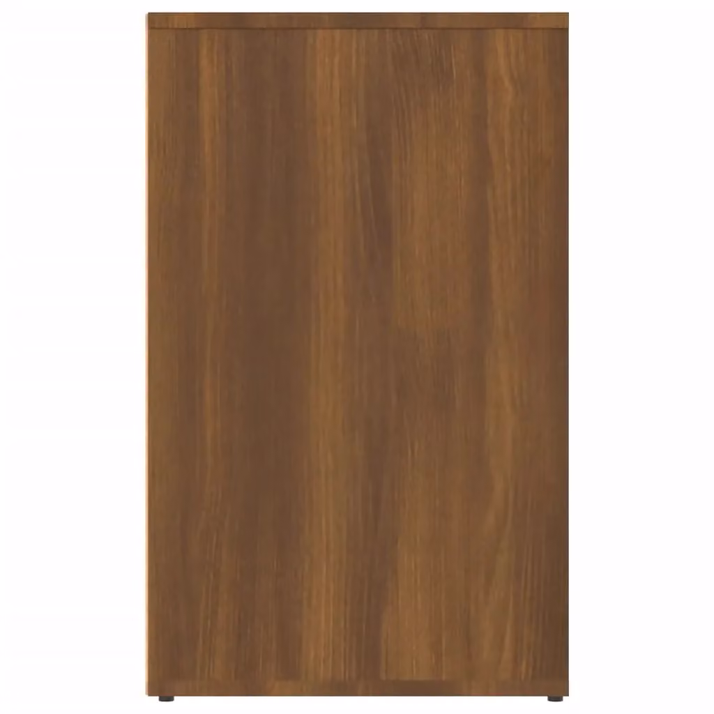 Berkfield Home Modern Dressing Cabinet in Brown Oak, W/D/H: 80 x 40 x 65 cm – 3
