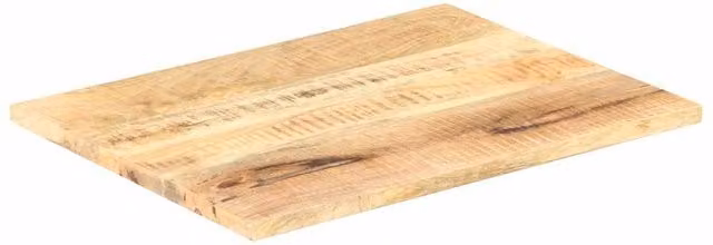 Berkfield Home Solid Mango Wood Table Top, Brown, W: 70 cm, D: 60 cm, H: 2.7 cm