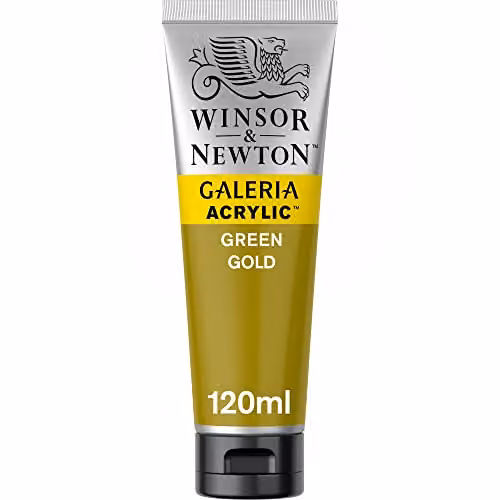Winsor & Newton Galeria Acrylic Paint Green Gold 120ml – 2