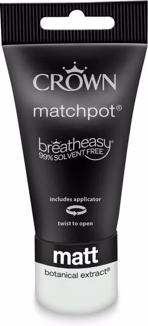 Crown Breatheasy Matt Emulsion Tester in Botanical Extract Green