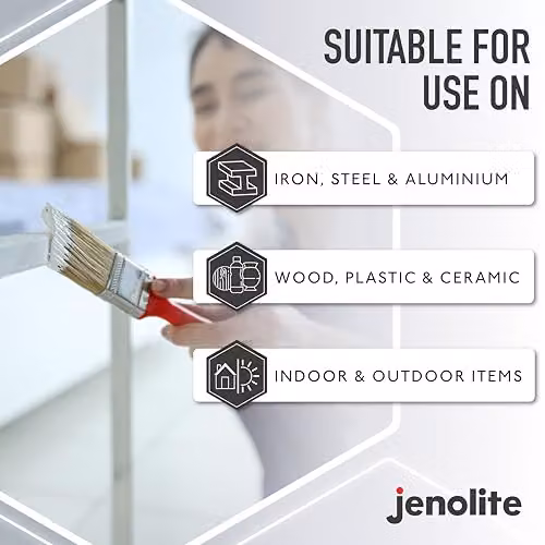 JENOLITE Directorust Powder Blue Gloss Multi Surface Paint, 1 Litre (RAL 240 80 10) – 3