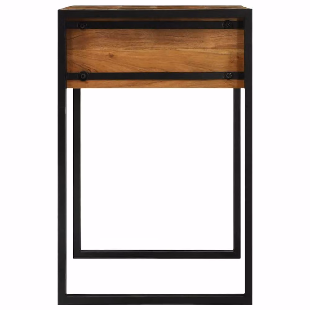 Berkfield Home Modern Acacia Wood Dressing Table, Brown, W/D/H: 90 x 50 x 75 cm – 3