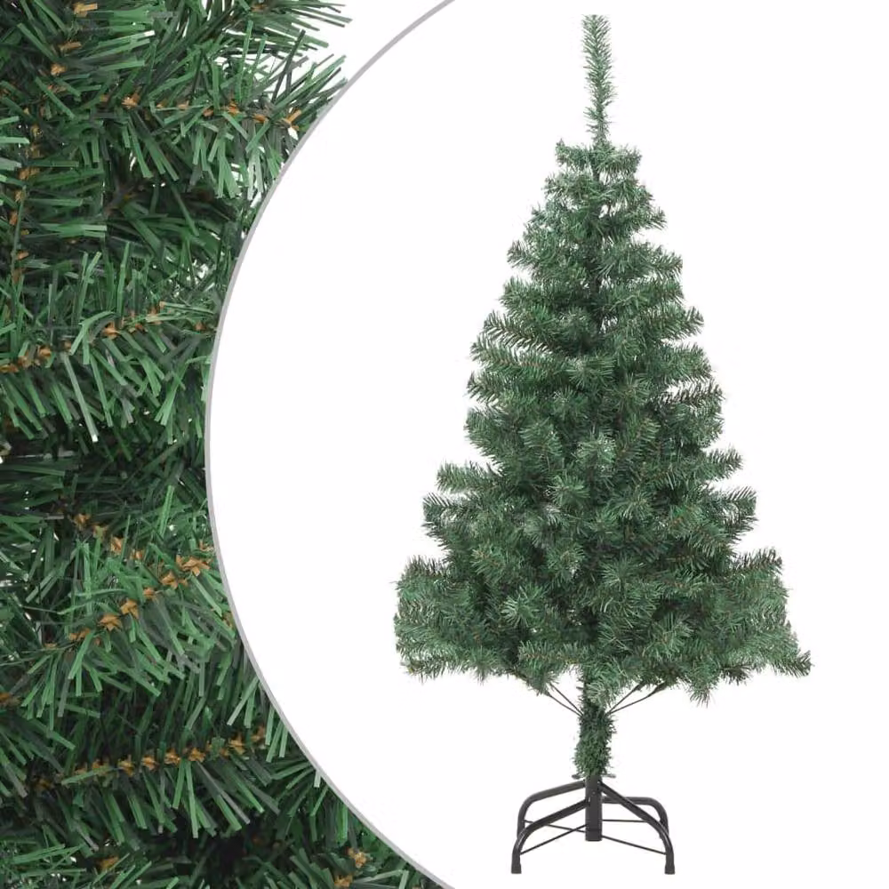 Berkfield Home Dense Green Artificial Christmas Tree with Steel Stand, Height: 210 cm – 2