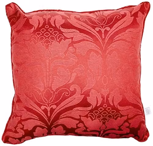 Fusion Eastbourne Filled Square Cushion, Red Floral, W/D/H: 43 x 43 x 43 cm – 1