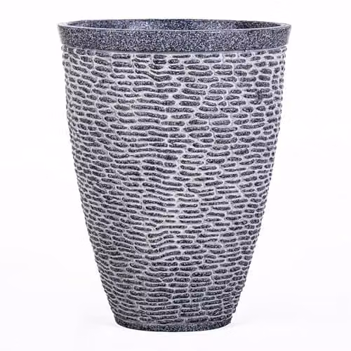 Garden Gear XL Cobblestone Planter, Grey, Diameter: 44 cm, Height: 57 cm – 1