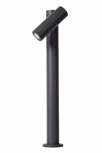 Lucide Tatum Modern Adjustable LED Outdoor Bollard Light, IP65, Black or Anthracite Grey, Warm White – 1