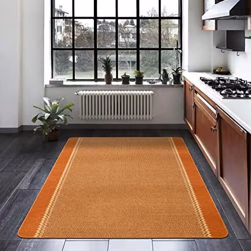 THE RUGS Machine Washable Modern Bordered Area Rug, W/D/H: 150 x 100 cm