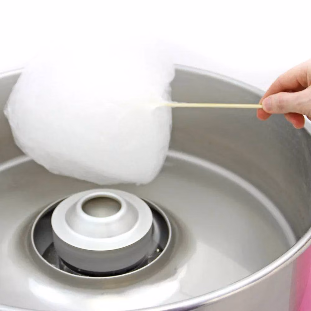 KuKoo Candy Floss Machine and Cart with Accessories in Pink – 3