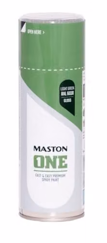 Maston Opaque Spray Paint Gloss Light Green RAL6018 400 ml
