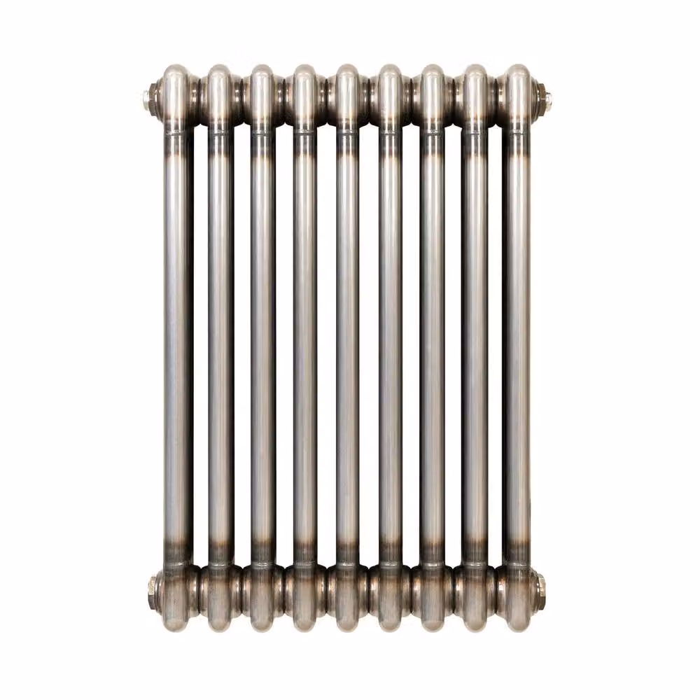 Monstershop Traditional 3 Column Steel Radiator in Silver, W: 60.0 cm, H: 42.5 cm – 2