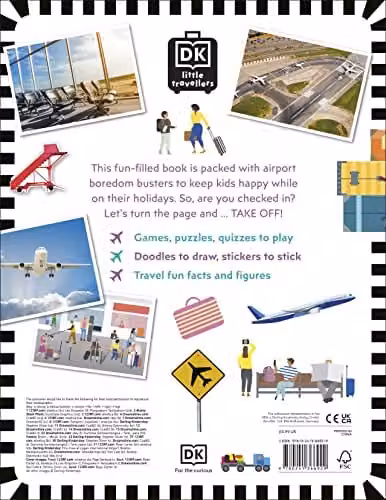DK At the Airport Activity Book with over 300 Stickers, Multicolour – 2
